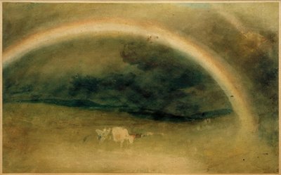 A Rainbow, with Cattle by Joseph Mallord William Turner